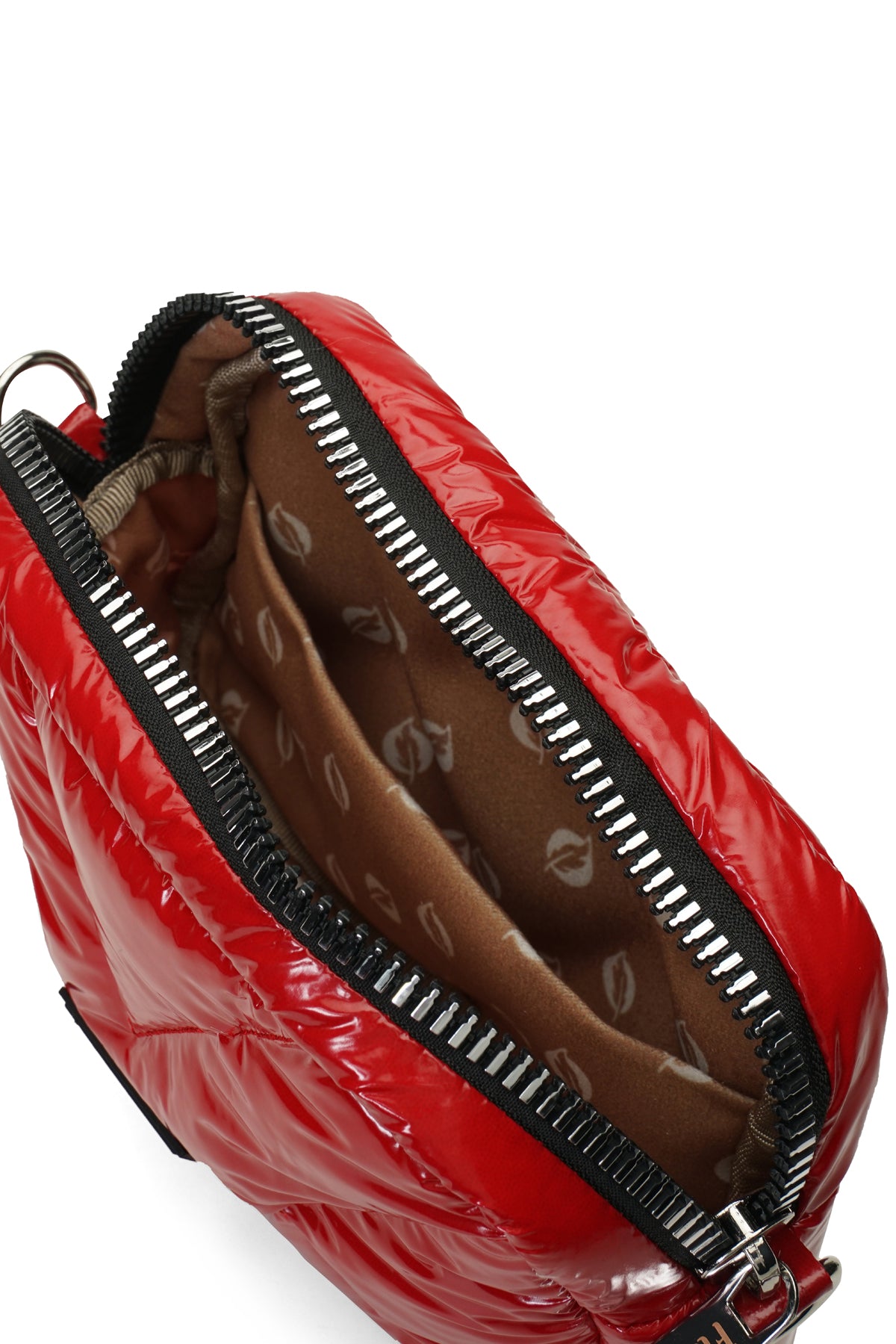 ショルダーバッグ・ポシェット MOLLIOLLI FLAT BAG Eco fur mini shoulder bag winter bag red Designer fashion, Seoul-fully created | W Concept