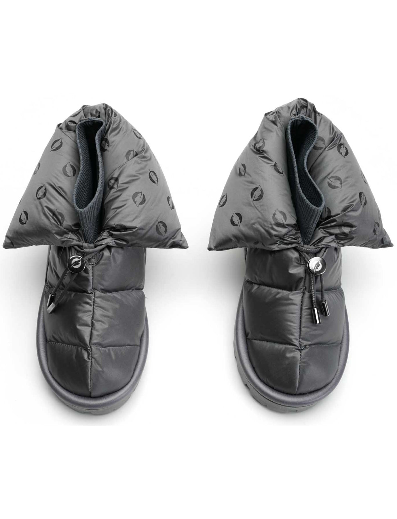 Metallic Sonic Silver Down Boot – MyFlufié