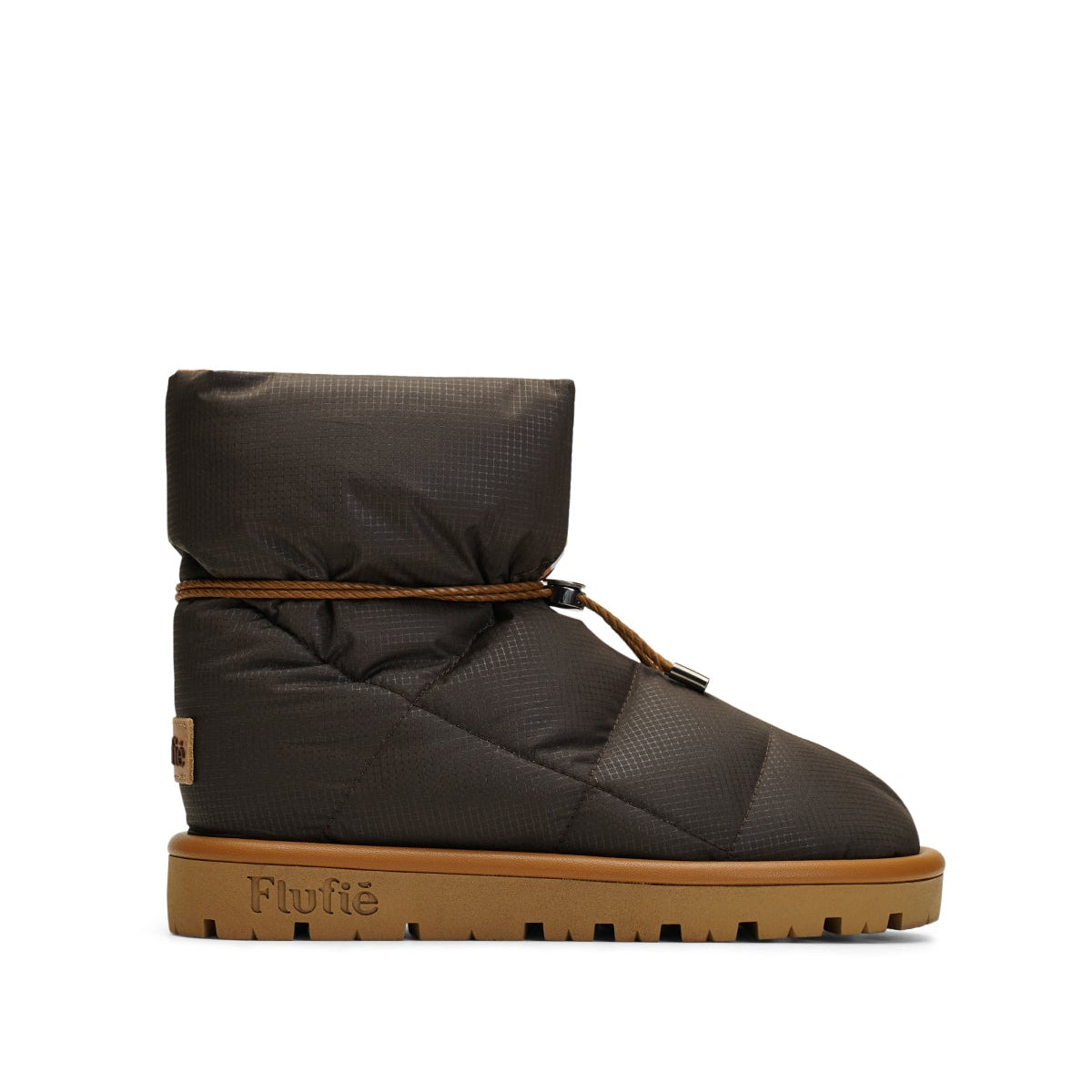 Classic Dark Brown Down Boot – MyFlufié