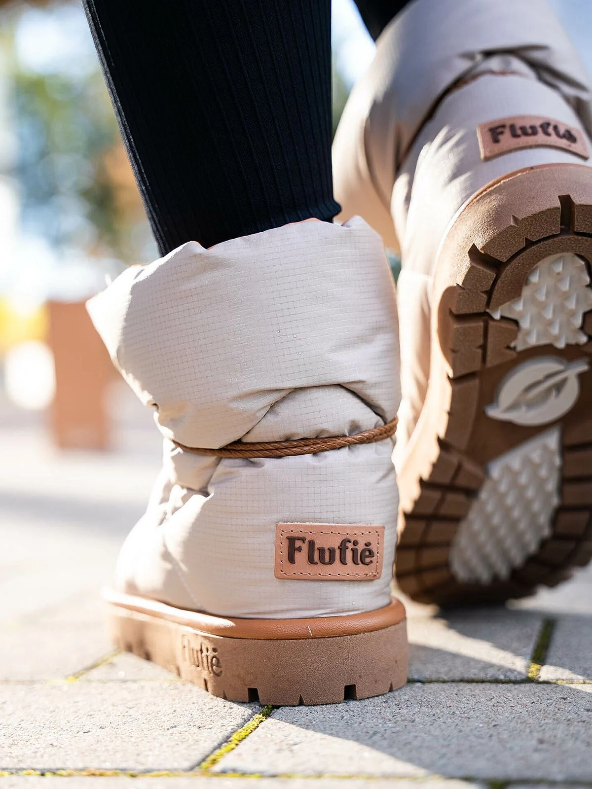 Classic Sand Beige Down Boot – MyFlufié